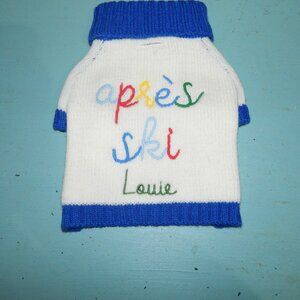 Mark & Graham Knit Dog Sweater "Louie" Size XS (GG-8)